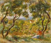 Pierre-Auguste Renoir The Vineyards at Cagnes USA oil painting artist